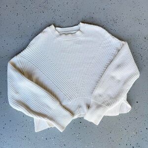 Abercrombie Ivory Knit Sweater SZ XS